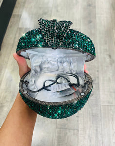 🍏Green Apple Rhinestone Clutch🍏