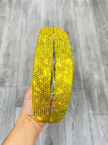 Lemon Slice Rhinestone Purse