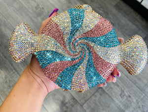 Candy Shaped Rhinestone Clutch