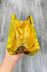 Lemon Slice Rhinestone Purse