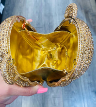 Load image into Gallery viewer, Gold Teddy Bear Clutch