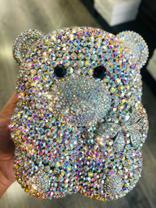 Rhinestone Teddy Bear AB Crystals