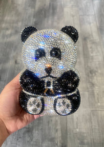 Panda Rhinestone Clutch