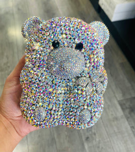 Rhinestone Teddy Bear AB Crystals