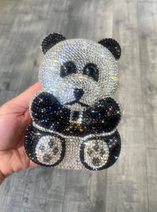 Panda Rhinestone Clutch