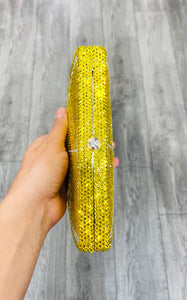 Lemon Slice Rhinestone Purse