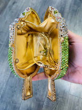 Load image into Gallery viewer, Ice Cream Popsicle Rhinestone Clutch in Light Green