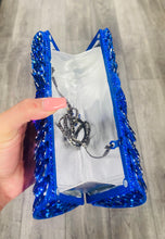 Load image into Gallery viewer, Saaphire Blue Rhinestone Clutch