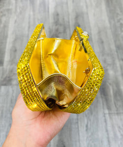 Lemon Slice Rhinestone Purse