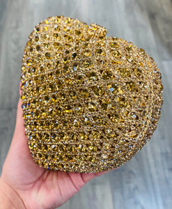 Heart Gold Clutch