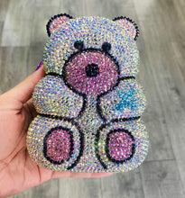 Load image into Gallery viewer, Teddy Bear Rhinestone Clutch in AB Rhinestones