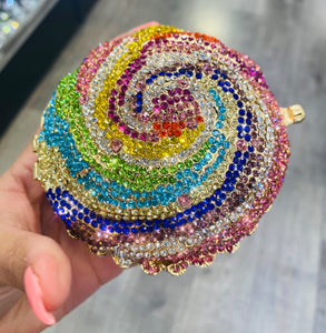 Rainbow Cupcake Crystal Clutch