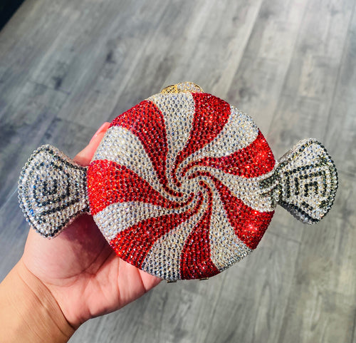 Peppermint Candy Clutch 